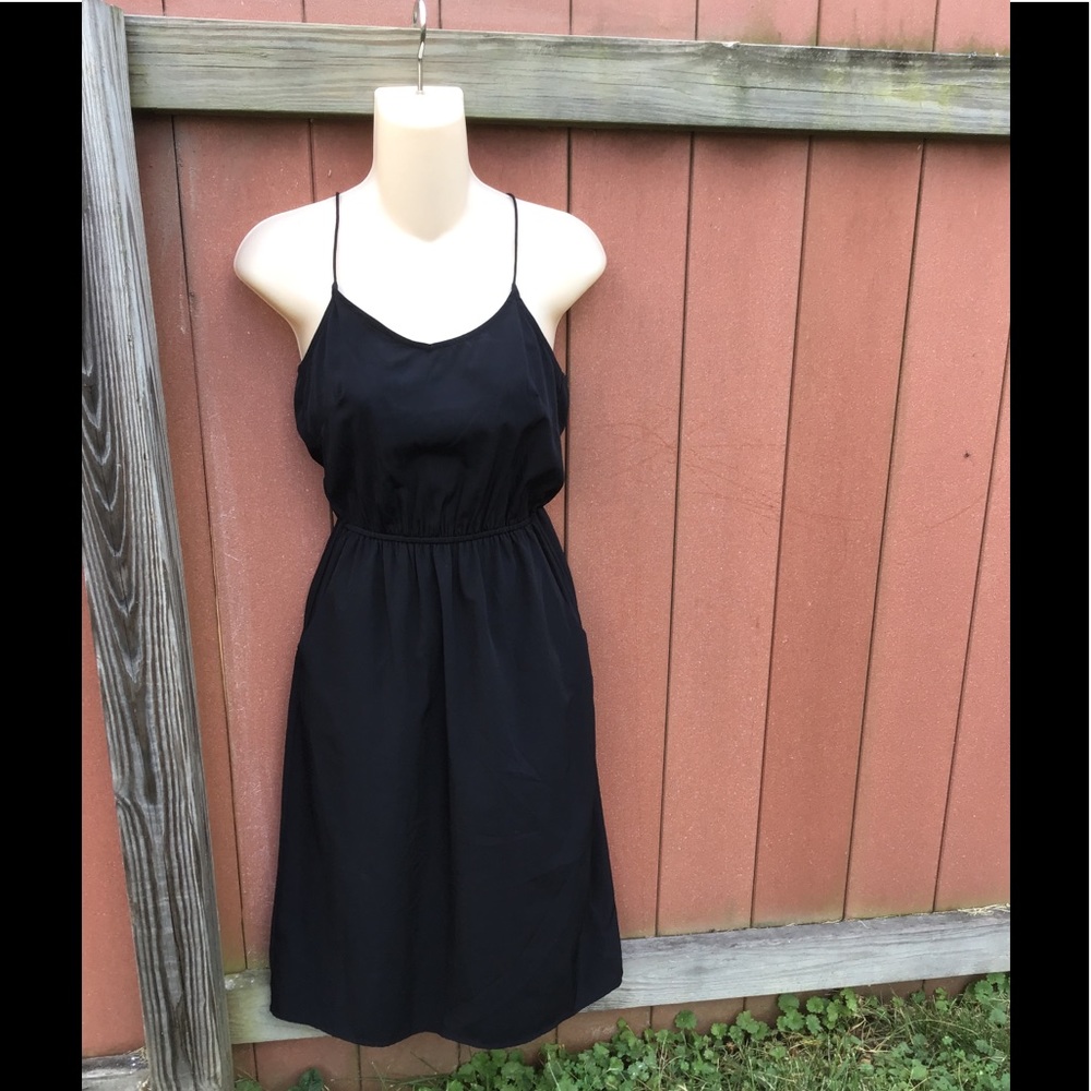 H &M Sleeveless, Spaghetti Straps, Fit & Flare Dress, 2